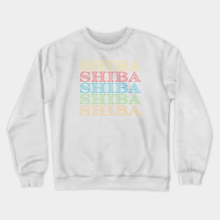 Shiba Inu Retro Crewneck Sweatshirt